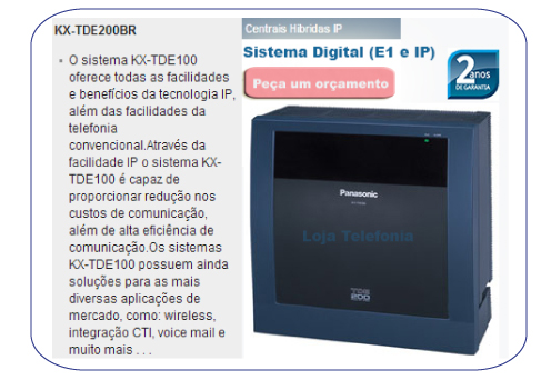 Panasonic Sistemas de Pabx Digiotal - Ligue: (11) 2011-4286