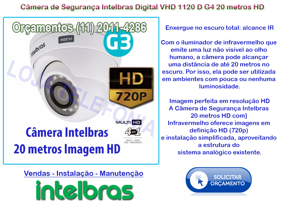 Cameras de Segurança - TECNOLOGIA P/ SUA SEGURANÇA - ORÇAMENTOS LIGUE: (11) 2011 4286